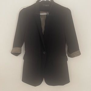 Blacker blazer with stripes inside and on sleeves
